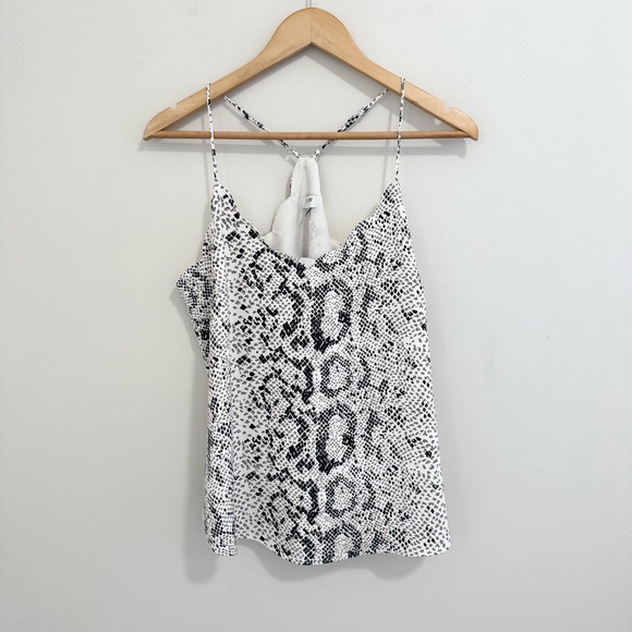 J. Crew NWT Snakeskin Scalloped Cami Top - Picture 2 of 7